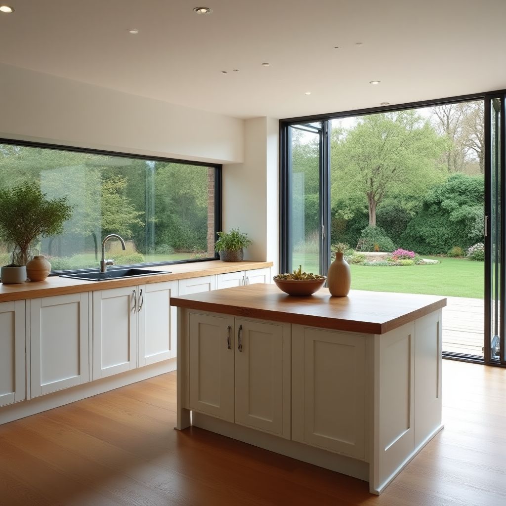 Nowoczesna kuchnia w domu wiejskim